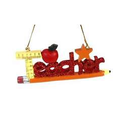 Item 102007 Teacher Word Ornament