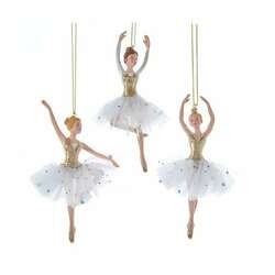 Item 102259 Golden Elegance Ballerina Ornament
