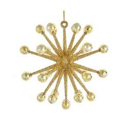 Item 102279 thumbnail Gold Glitter Spike Ornament