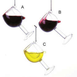 Item 102465 thumbnail Wine Glass Ornament