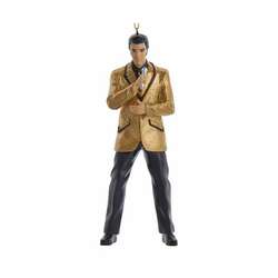 Item 102548 Elvis In Gold Jacket Ornament