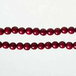 Item 102720 thumbnail 9 Foot Burgundy Bead Garland