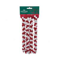 Item 102775 thumbnail 6ft Red/White Bell Garland