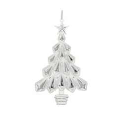Item 103051 thumbnail Clear Glittered Christmas Tree Ornament