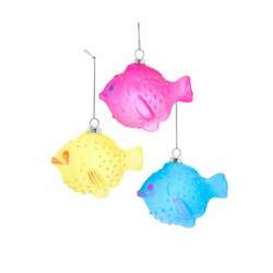 Item 103073 thumbnail Glow In The Dark Glass Fish Ornament