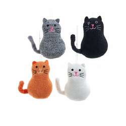 Item 103155 thumbnail Knit Cat Ornament