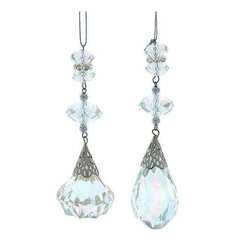 Item 103178 thumbnail Opalescent Dangle With Stones Ornament