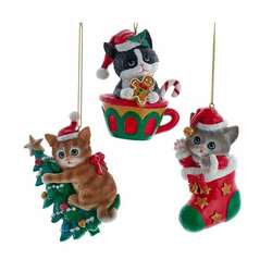 Item 103329 thumbnail Christmas Cat Ornament