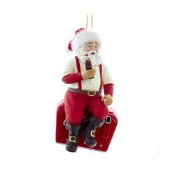 Item 103377 thumbnail Coke Santa On Cooler Ornament