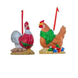 Item 103605 thumbnail Chicken On Nest Ornament