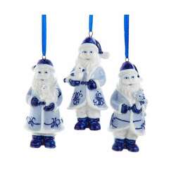 Item 103650 thumbnail Porcelain Santa Ornament