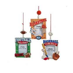 Thumbnail Sports Photo Frame Ornament