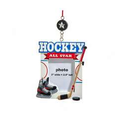 Thumbnail Hockey Photo Frame Ornament