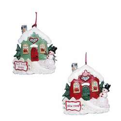 Item 103715 thumbnail Our First Home/New Home With Snowman Ornament