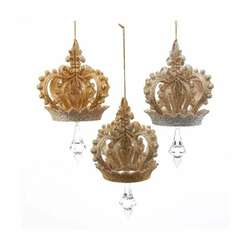 Item 103736 thumbnail Gold Crown Ornament