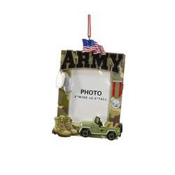 Thumbnail Army Photo Frame Ornament