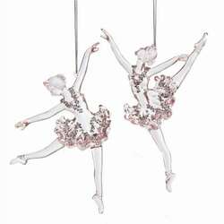 Item 103852 Pink Ballet Girl Ornament