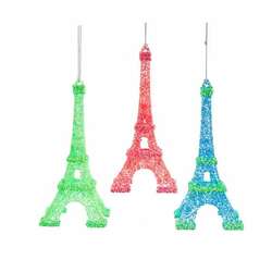 Item 103944 Glow In The Dark Eiffel Tower Ornament