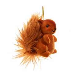 Item 104107 thumbnail Flocked Squirrel Ornament