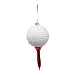 Item 104124 thumbnail Golf Ball With Tee Ornament