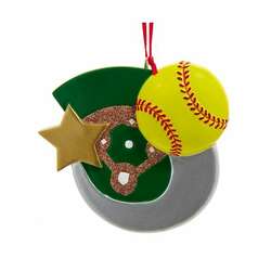 Item 104279 thumbnail Softball Ornament
