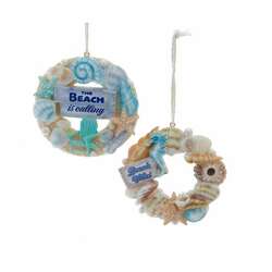 Item 104381 Seashell Wreath Ornament
