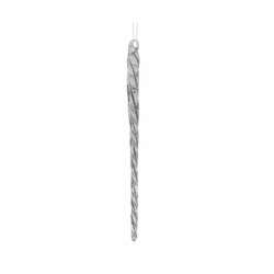 Item 104382 thumbnail Twist Silver Icicle Ornament