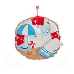 Item 104474 thumbnail Beach Life Buoy Ornament