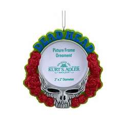 Thumbnail Grateful Dead Head Photo Frame Ornament