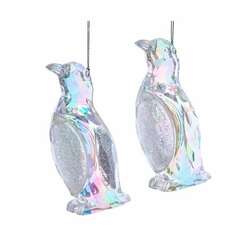 Item 104483 thumbnail Clear Iridescent Penguin Ornament