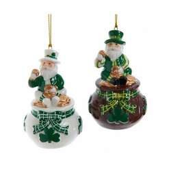 Item 104518 thumbnail Irish Santa Ornament