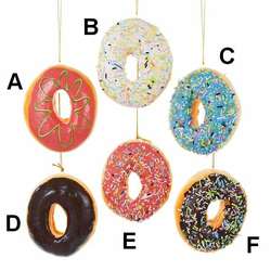 Item 104863 thumbnail Multicolor Donut Ornament