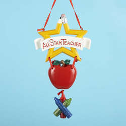 Item 104962 All Star Teacher Ornament