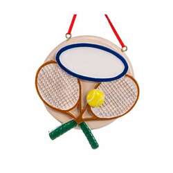 Item 104967 Tennis Personalize Ornament