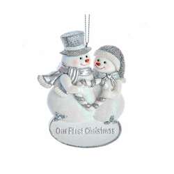 Item 105071 thumbnail Our First Christmas Snowman Ornament
