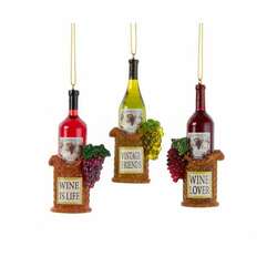 Item 105083 thumbnail Wine Bottles Ornament