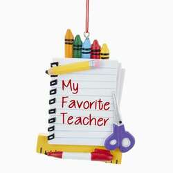 Item 105270 My Favorite Teacher Ornament