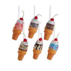 Item 105470 thumbnail Foam Ice Cream Cone Ornament