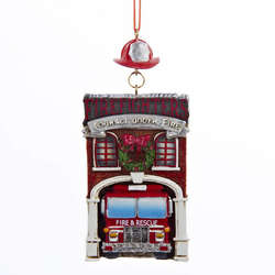 Item 106017 Firefighters Courage Under Fire Ornament
