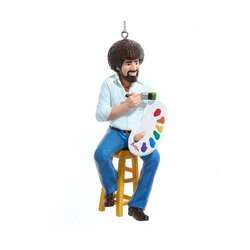 Item 106077 Bob Ross Stool Painting Ornament