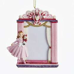 Item 106206 Clara With Nutcracker Photo Frame Ornament