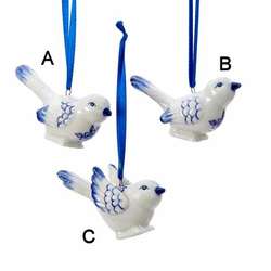 Item 106353 thumbnail Delft Blue Bird Ornament