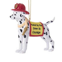 Item 106450 Firefighter Dalmatian Ornament