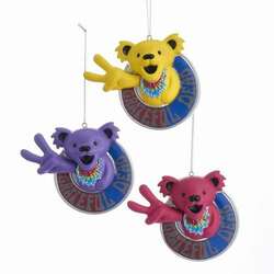 Item 106871 thumbnail Grateful Dead Peace Bear Ornament