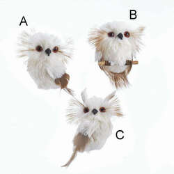 Item 106967 thumbnail Cream Color Owl Ornament