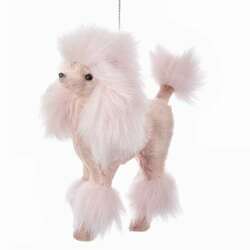 Item 106970 thumbnail Furry Pink Poodle Ornament