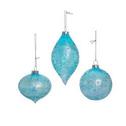 Item 107080 thumbnail Blue Finial/Onion/Ball Ornament