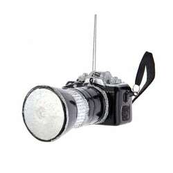 Item 107185 thumbnail Glass Camera Ornament