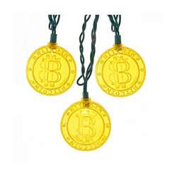 Item 107186 10-Light Bitcoin Light Set