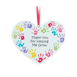 Item 107198 Teacher Handprint Ornament